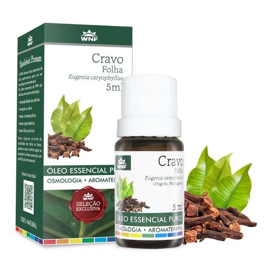 Óleo Essencial de Cravo Folha - WNF - Frasco com 5ml