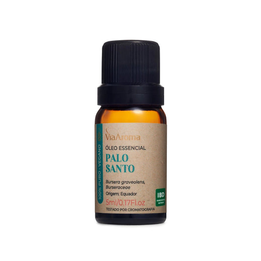 Óleo Essencial de Palo Santo - Via Aroma - Frasco com 5ml