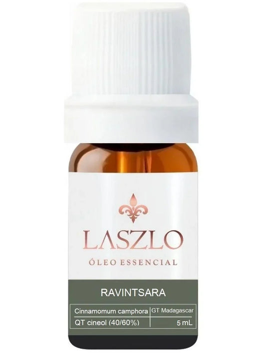 Óleo Essencial de Ravintsara (Gt Madagascar) - Laszlo -  Frasco com 5 ml