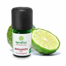 Óleo Essencial Orgânico de Bergamota (LFC) - Terra Flor - Frasco com 5ml - Mundo dos Óleos