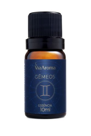 Essência Signo de Gêmeos - Via Aroma - Frasco com 10ml - Mundo dos Óleos