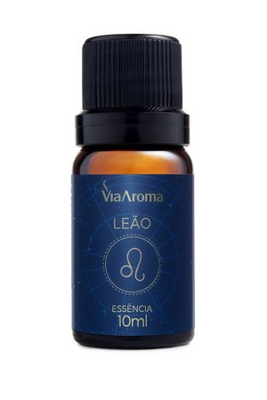 Essência Signo de Leão - Via Aroma - Frasco com 10ml - Mundo dos Óleos