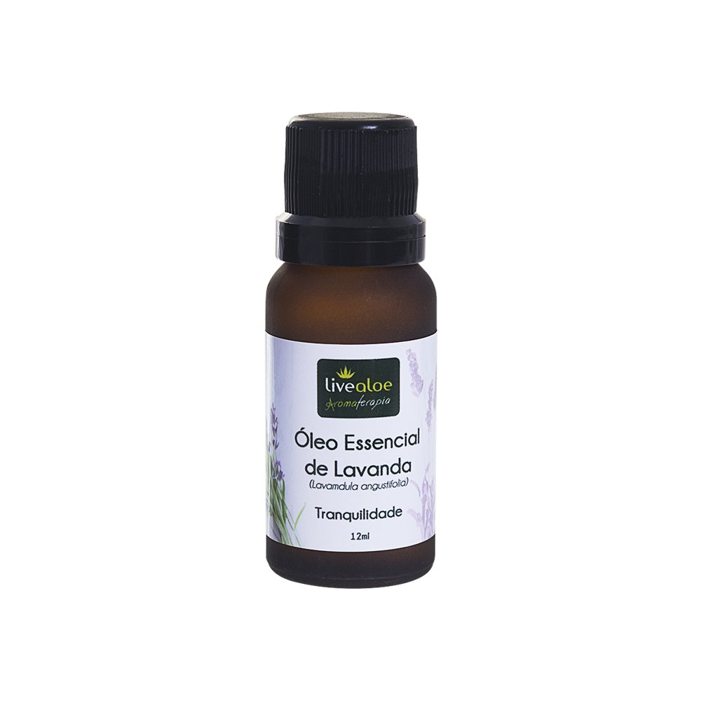 Óleo Essencial de Lavanda - LiveAloe - Frasco com 15ml - Mundo dos Óleos