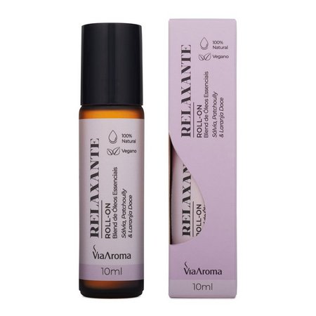 Roll On - Relaxante - Via Aroma - Frasco com 10ml - Mundo dos Óleos