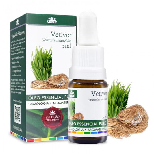 Óleo Essencial de Vetiver - WNF - Frasco com 5ml - Mundo dos Óleos