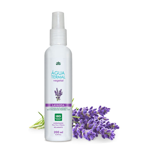 Água Termal de Lavanda - WNF - Frasco com 200ml - Mundo dos Óleos