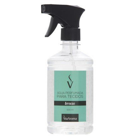 Água Perfumada Para Tecidos - Breeze - Via Aroma - Frasco com 500ml - Mundo dos Óleos