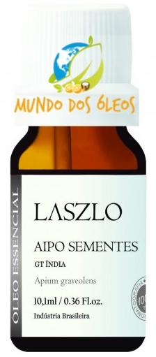 Óleo Essencial de Aipo (Semente) - Laszlo - Frasco com 10ml - Mundo dos Óleos