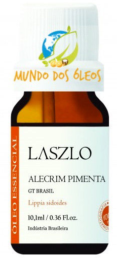 Óleo Essencial de Alecrim Pimenta - Laszlo - Frasco com 10ml - Mundo dos Óleos