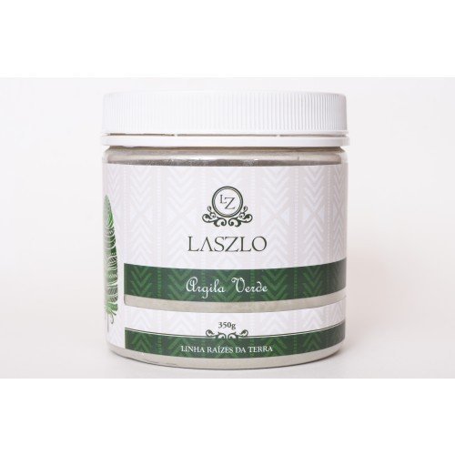 Argila Verde - Laszlo - Frasco com 350g - Mundo dos Óleos