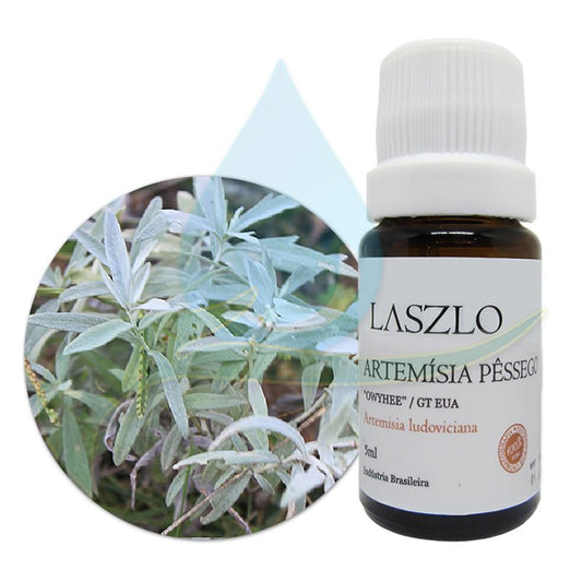 Óleo Essencial de Artemisia Pessego - Laszlo - Frasco com 5ml - Mundo dos Óleos