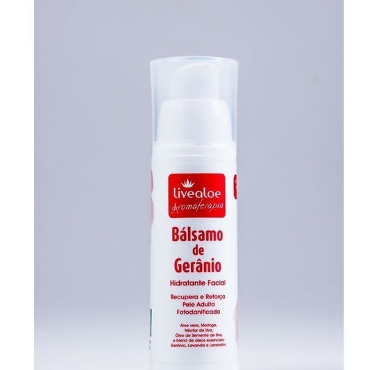 Bálsamo de Gerânio - LiveAloe - Frasco com 30ml - Mundo dos Óleos