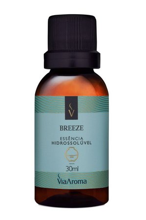 Essência Hidrossolúvel de Breeze - Via Aroma - Frasco com 30ml - Mundo dos Óleos