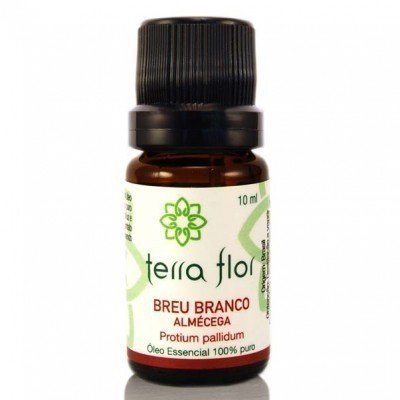 Óleo Essencial de Breu Branco (Almécega) - Terra Flor - Frasco com 10ml - Mundo dos Óleos