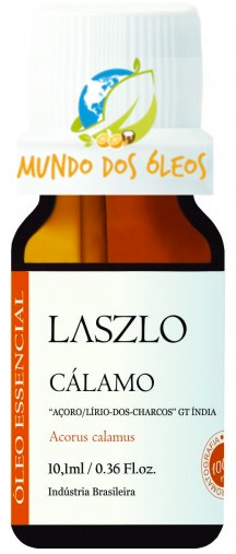 Óleo Essencial de Cálamo - Laszlo - Frasco com 10ml - Mundo dos Óleos