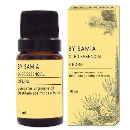 Óleo Essencial de Cedro - By Samia - Frasco com 10ml - Mundo dos Óleos