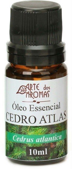 Óleo Essencial de Cedro Atlas - Arte dos Aromas - Frasco com 10ml - Mundo dos Óleos