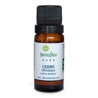 Óleo Essencial de Cedro Himalaya - Terra Flor - Frasco com 5ml - Mundo dos Óleos