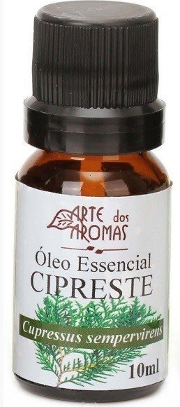 Óleo Essencial de Cipreste - Arte dos Aromas - Frasco com 10ml - Mundo dos Óleos