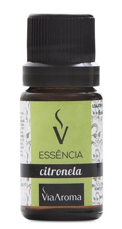 Essência de Citronela - Via Aroma - Frasco com 10ml - Mundo dos Óleos