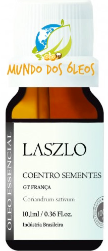 Óleo Essencial de Coentro (Semente) - Laszlo - Frasco com 10ml - Mundo dos Óleos