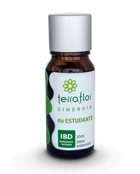 Sinergia do Estudante - Óleo Essencial - Terra Flor - Frasco com 10ml - Mundo dos Óleos