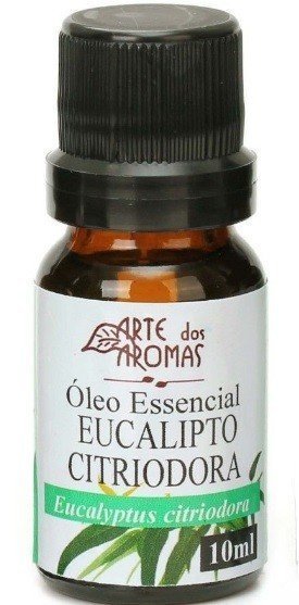 Óleo Essencial de Eucalipto Citriodora - Arte dos Aromas - Frasco com 10ml - Mundo dos Óleos