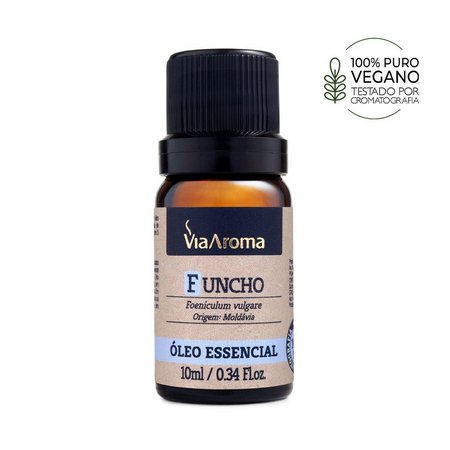 Óleo Essencial de Funcho - Via Aroma - Frasco com 10ml - Mundo dos Óleos