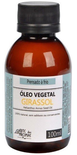 Óleo Vegetal de Girassol - Arte dos Aromas - Frasco com 100ml - Mundo dos Óleos