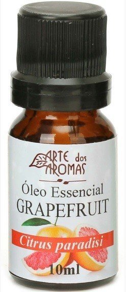 Óleo Essencial de Grapefruit - Arte dos Aromas - Frasco com 10ml - Mundo dos Óleos