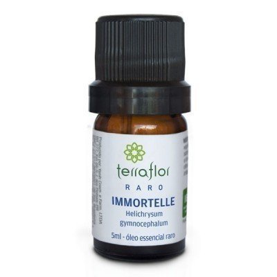 Óleo Essencial de Immortelle - H. Gymnocephalum - Terra Flor - Frasco com 5ml - Mundo dos Óleos