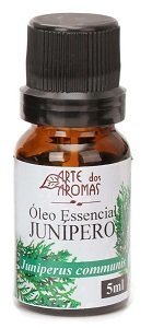 Óleo Essencial de Junípero - Arte dos Aromas - Frasco com 5ml - Mundo dos Óleos