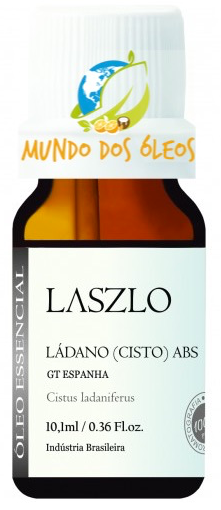 Óleo Absoluto de Cisto (Ládano) - Laszlo - Frasco com 10ml - Mundo dos Óleos