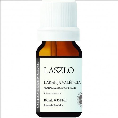 Óleo Essencial de Laranja Doce (Valência) - Laszlo - Frasco com 10ml - Mundo dos Óleos