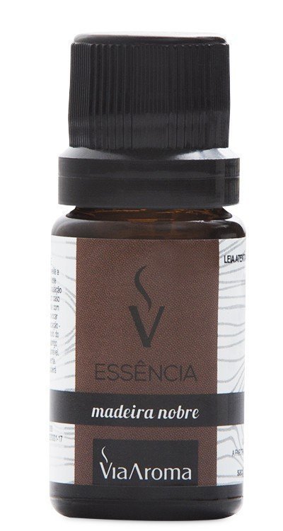 Essência de Madeira Nobre - Via Aroma - Frasco com 10ml - Mundo dos Óleos