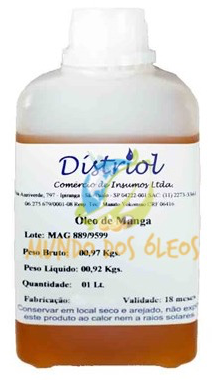 Óleo de Manga - Distriol - Frasco com 1 Litro - Mundo dos Óleos