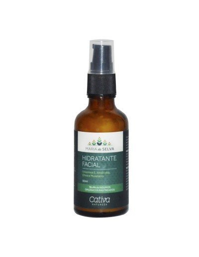 Hidratante Facial Maria da Selva - Cativa - Frasco com 50ml - Mundo dos Óleos