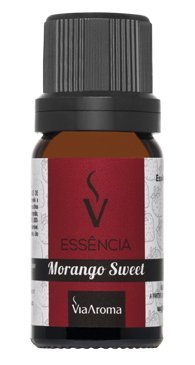 Essência de Morango - Via Aroma - Frasco Com 10ml - Mundo dos Óleos