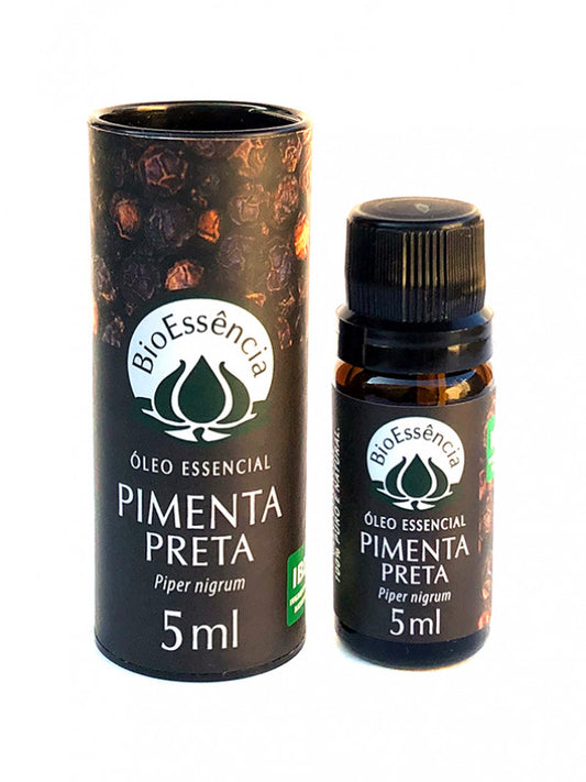 Óleo Essencial de Pimenta Preta - BioEssência - Frasco com 5ml - Mundo dos Óleos