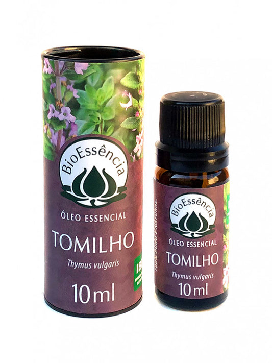 Óleo Essencial de Tomilho - BioEssênca - Frasco com 10ml - Mundo dos Óleos