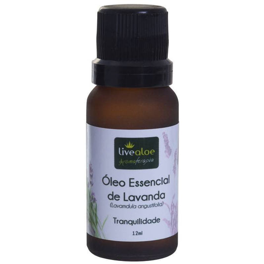 Óleo Essencial de Lavanda - LiveAloe - Frasco com 12ml - Mundo dos Óleos