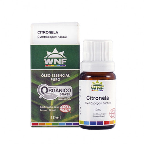 Óleo Essencial de Citronela - WNF - Frasco com 10ml - Mundo dos Óleos