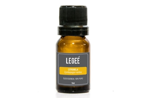 Óleo Essencial de Citronela - Legeé - Frasco com 10ml - Mundo dos Óleos