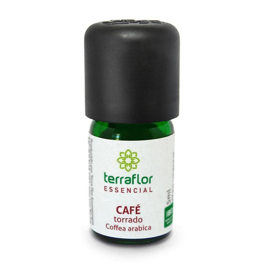 Óleo Essencial de Café Torrado - Terra Flor - Frasco com 5ml - Mundo dos Óleos