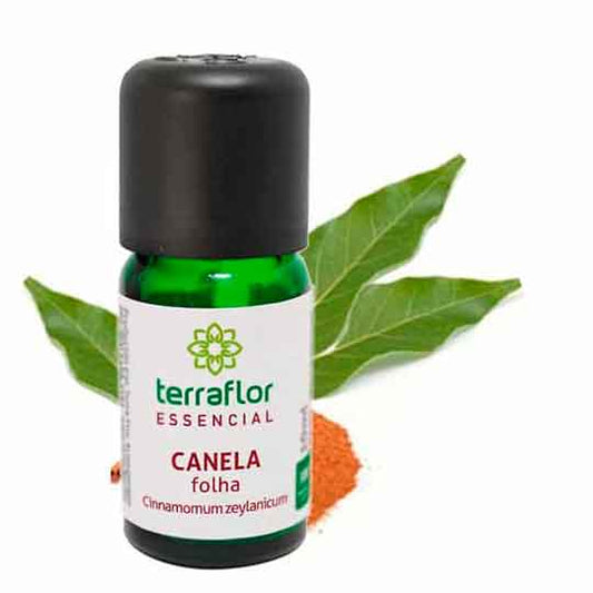 Óleo Essencial de Canela do Folha - Terra Flor - Frasco com 10ml - Mundo dos Óleos