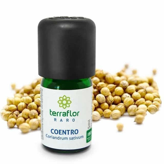 Óleo Essencial de Coentro - Terra Flor - Frasco com 5ml - Mundo dos Óleos