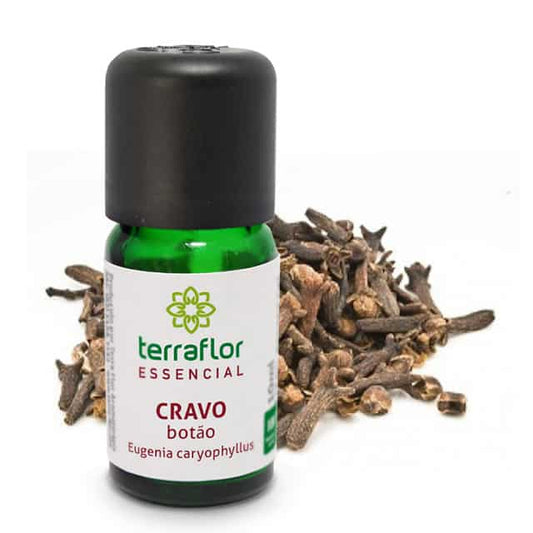 Óleo Essencial de Cravo Botão - Terra Flor - Frasco com 10ml - Mundo dos Óleos