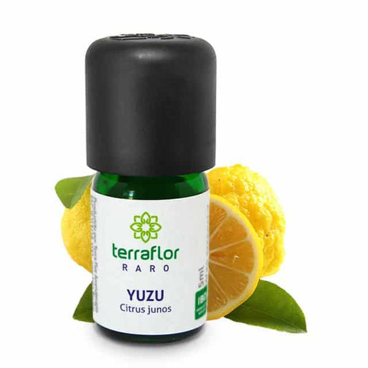 Óleo Essencial de Yuzu - Terra Flor - Frasco com 5ml - Mundo dos Óleos