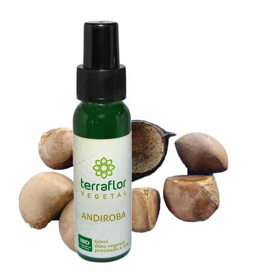 Óleo Vegetal de Andiroba - Terra Flor - Frasco com 60ml - Mundo dos Óleos