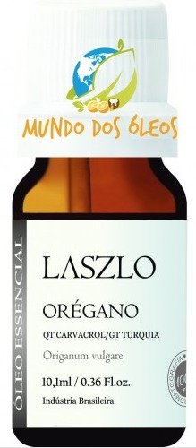 Óleo Essencial de Orégano Qt Carvacrol - Laszlo - Frasco com 10ml - Mundo dos Óleos